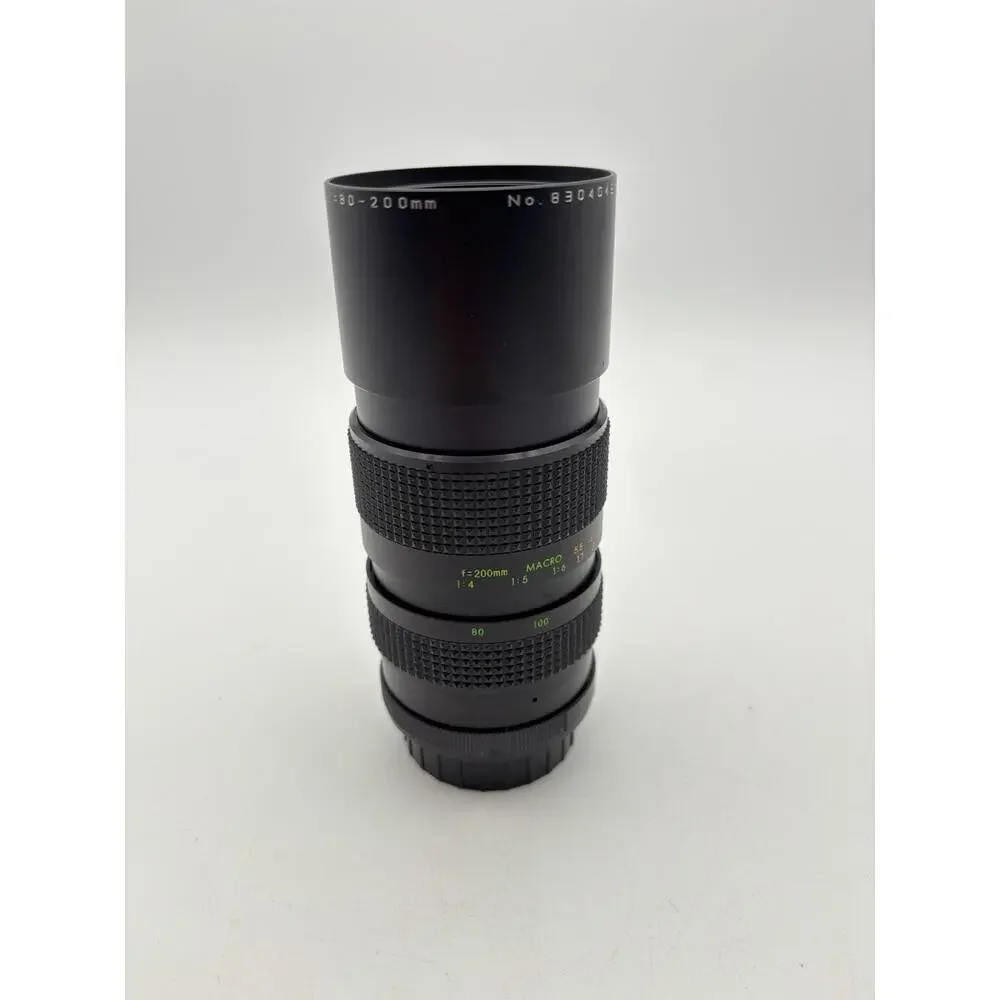 Seikanon # 8304045 80-200mm Telephoto Len. Very Good Condition. Manual Focus.